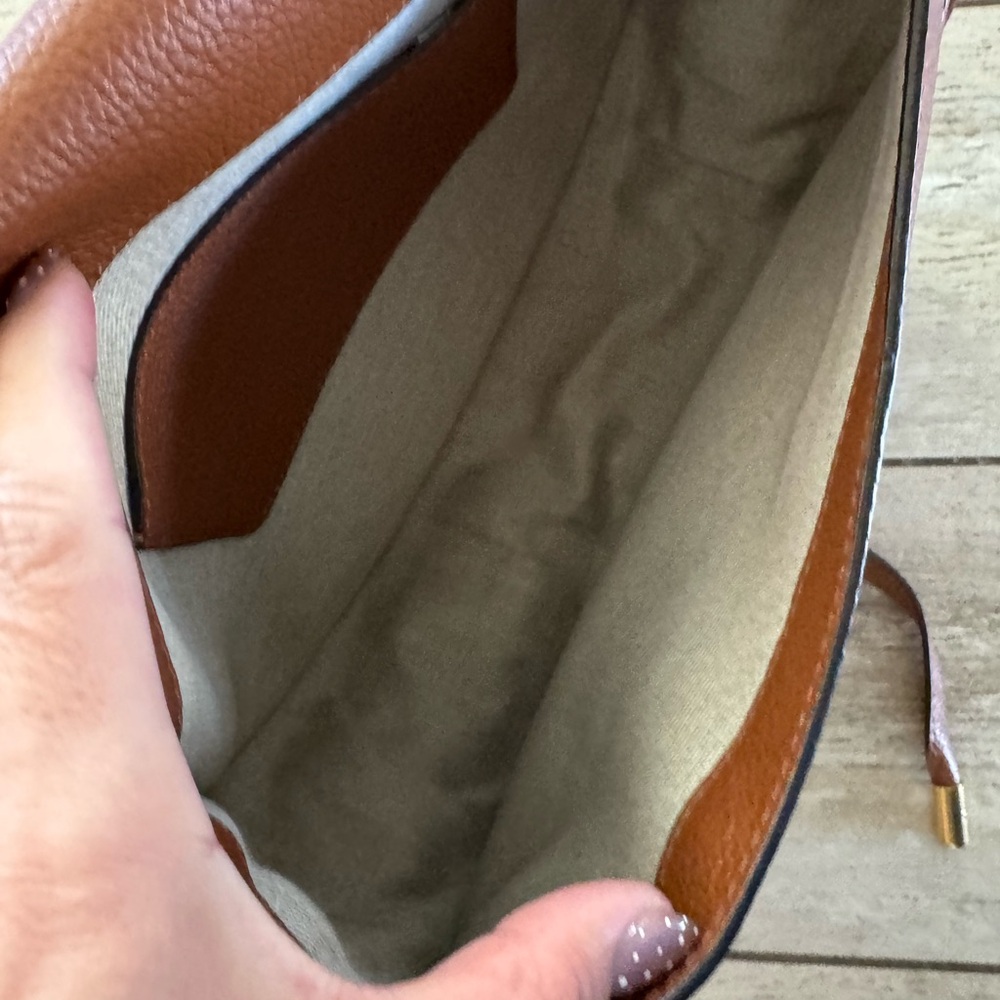 Chloe Marcie Saddle Bag in Grained Leather - Picture 6 of 14